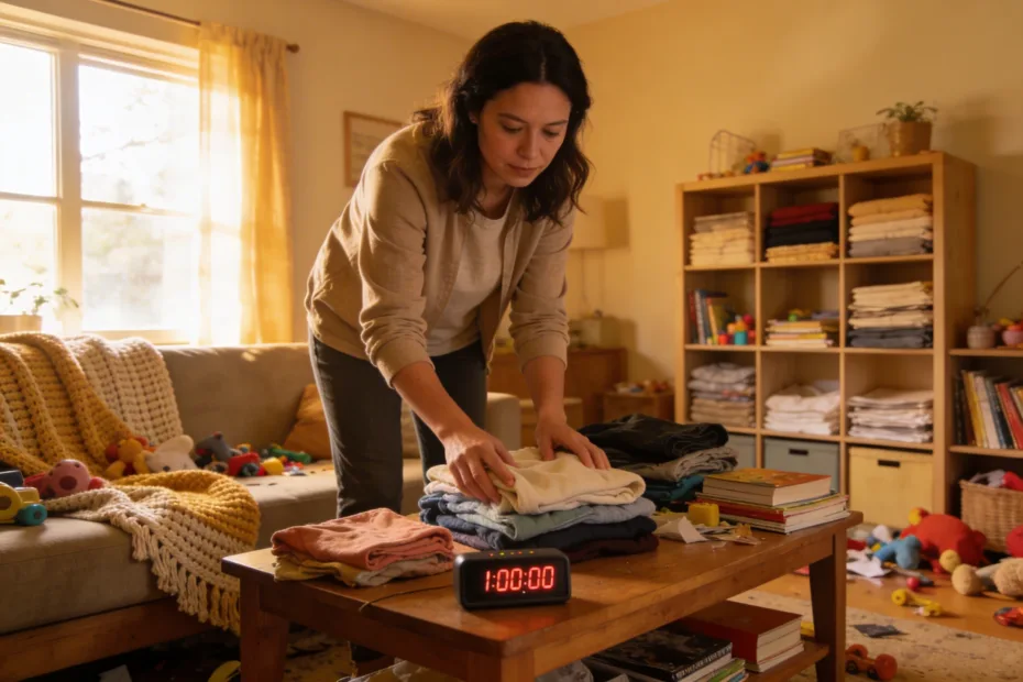 The 1-Hour Home Reset Formula For Busy Moms Who Need Sanity, Stat