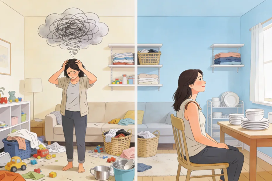 Visual Clutter And Mental Overload In Mothers: Simple Fixes For Sanity Now